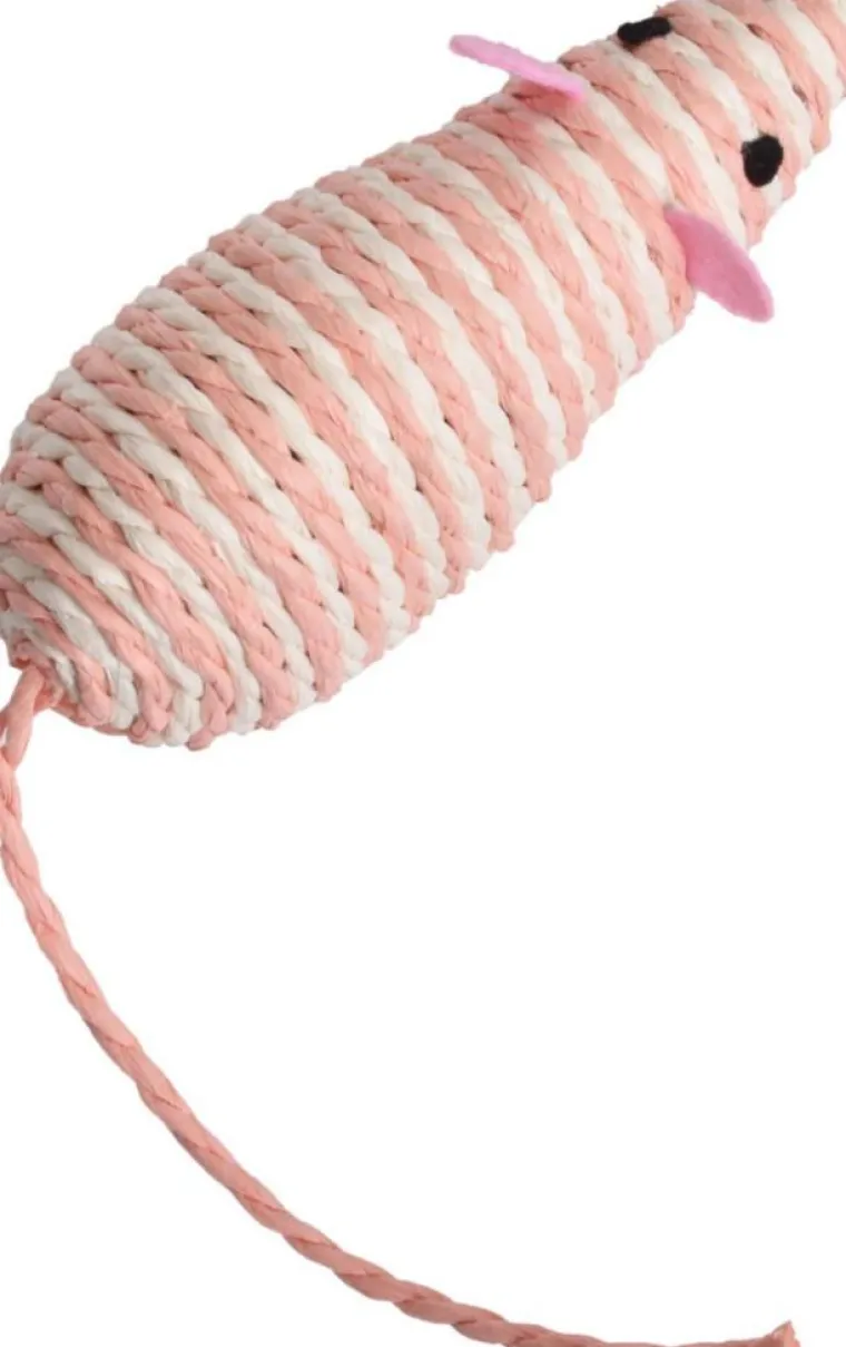 BOBBY Jouet pour chat rat coloris rose