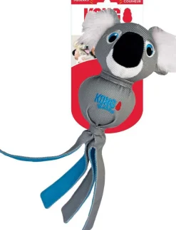 KONG Jouet pour chien coloris bleu Wubba Zoo Koala - Taille L