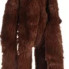 FLAMINGO Jouet pour chien coloris marron peluche singe Madina - Taille S 17 x 12 x 57 cm