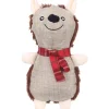 FLAMINGO Jouet pour chien coloris marron peluche de Noël hérisson Mazikee - 25 cm