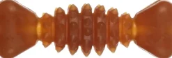 FLAMINGO Jouet pour chien en caoutchouc naturel coloris marron os avec épines Rubba - Taille M 14 x 4,7 x 4 cm