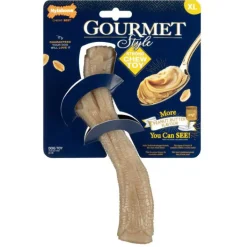 NYLABONE Jouet pour chien en stick au beurre de cacahuètes Gourmet - Taille XL