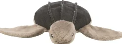 TRIXIE Jouet pour chien en tissu peluche coloris marron et beige tortue Hauke Be Nordic - 34 cm