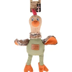 FLAMINGO Jouet pour chien vert Natura Delight Poulet - 42 cm