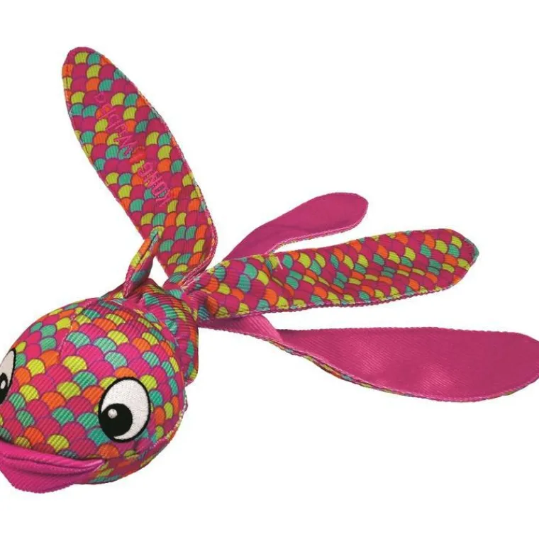 FLAMINGO Jouet pour chien Wubba Finz Pink Kong – Taille S