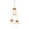 FLAMINGO Jouet pour oiseaux avec clochette blanc