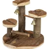 FLAMINGO Jouet pour rongeur en bois cadre d'escalade Pure Home Elly – 15 x 15 x 14 cm