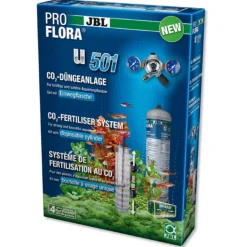 JBL Kit CO2 pour aquarium ProFlora u501, facile d'usage - - avec recharges disponibles