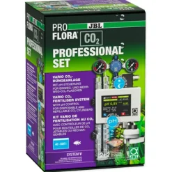 BLUE CORAL Kit CO2 professionnel avec contrôleur CO2/pH, JBL ProFlora Set V