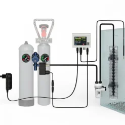 BLUE CORAL Kit CO2 professionnel avec contrôleur CO2/pH, JBL ProFlora Set V
