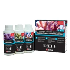 RED SEA Kit de suppléments pour nano aquarium - Ca, KH, Mg - 3x250 ml
