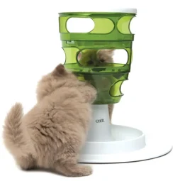 CATIT Labyrinthe à nourriture pour chat blanc/vert Cat-it Senses 2.0