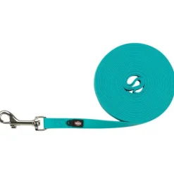TRIXIE Laisse à pister pour chien coloris bleu océan Easy Life Taille M/L 17 mm - 5 mètres