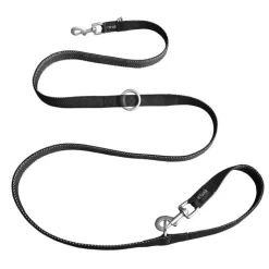 KYFLIE Laisse 3 points coloris noir Momentum 2,2 m - L