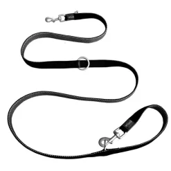 KYFLIE Laisse 3 points coloris noir Momentum 2,2 m - M