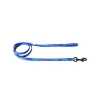 MARTIN SELLIER Laisse chat à motif 10 mm coloris bleu - 100 cm