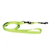 MARTIN SELLIER Laisse de dressage 3 positions vert citron 2x200 cm