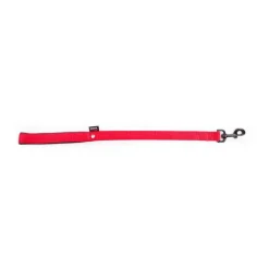 MARTIN SELLIER Laisse double rouge 25/60 cm