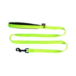 MARTIN SELLIER Laisse en nylon vert citron pour chien - 1,6x120 cm
