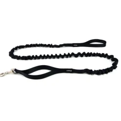 KYFLIE Laisse Élastique Ludus Bike Extension totale 2,7 m Noir