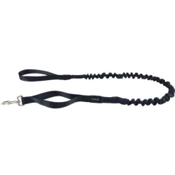 KYFLIE Laisse Élastique Ludus Cross Extension totale 2 m Noir