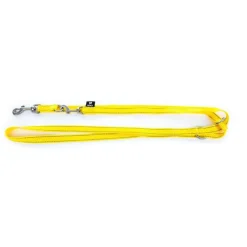 MARTIN SELLIER Laisse multi-positions Neo+ jaune pour chien 1,5x200 cm