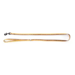 MARTIN SELLIER Laisse pour chat Bicolor Bulles jaune moutarde et marron