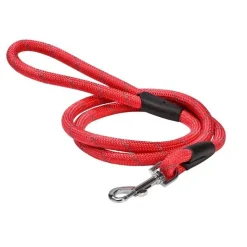 BOBBY Laisse pour chien coloris rouge en nylon rond Walk – Taille unique