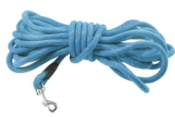 BOBBY Laisse pour chien en nylon rond coloris bleu Walk - 5 m