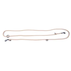 MARTIN SELLIER Laisse ronde 3 positions coloris beige - 1,3x190 cm