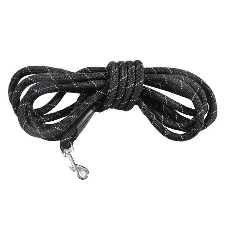 BOBBY Laisse ronde coloris noir - 3 m