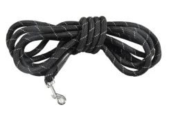 BOBBY Laisse ronde noire - 5 m