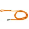 MARTIN SELLIER Laisse ronde pour chien coloris orange 1,3 cm x 2 m