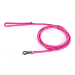 MARTIN SELLIER Laisse ronde rose - 13 mm x 200 cm