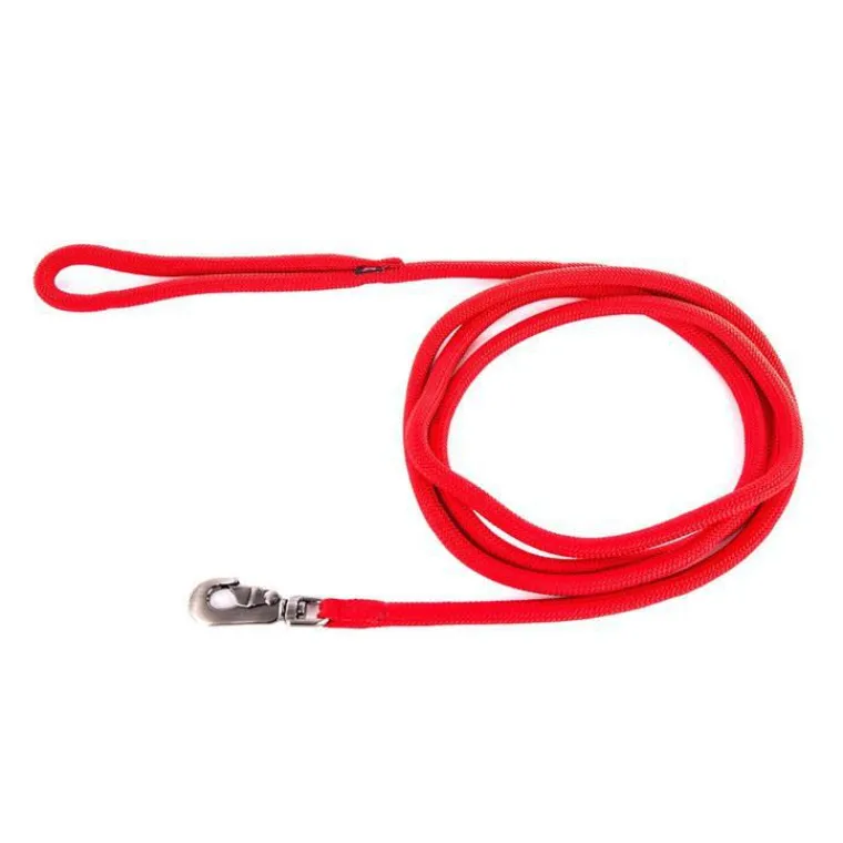 MARTIN SELLIER Laisse ronde rouge 1,3x100 cm