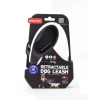 MARTIN SELLIER Laisse rétractable 2 Soft sangle coloris noir et blanc - S