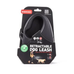 MARTIN SELLIER Laisse rétractable noire Instinct Sangle - taille M