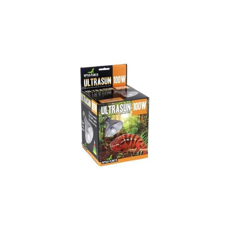 REPTILES PLANET Lampe à vapeur de mercure ultrasun 100 W Ø 10 cm