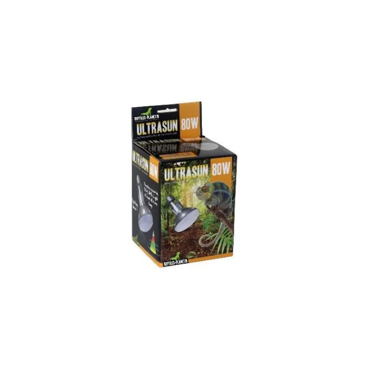 REPTILES PLANET Lampe à vapeur de mercure ultrasun 80 W Ø 10 cm