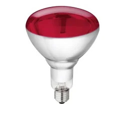 PHILIPS Lampe infrarouge de 150 W en verre rouge renforcé