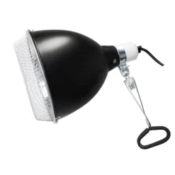 REPTILE PLANET Lampe pour vivarium Black Clamp 22 - Ø 22 x H 24,5 cm