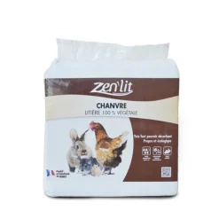 ZEN'LIT Litière de chanvre en sac de 8 kg