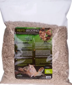 REPTILE PLANET Litière pour reptile, rongeur, et poule coloris beige Repti Bedding - 6 L