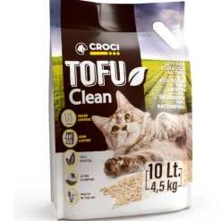 CROCI Litière Tofu clean - 10 L