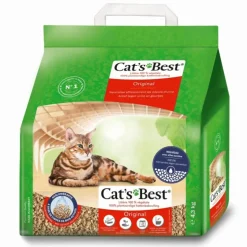 CAT'S BEST Litière végétale agglomérante pour chat et furet Cat’s Best Original 10L - 4.3 kg