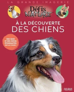ÉDITIONS FLEURUS Livre "À la découverte des chiens"