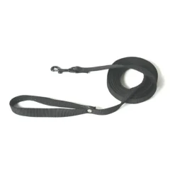 MARTIN SELLIER Longe noire en nylon pour chien - 5 mètres