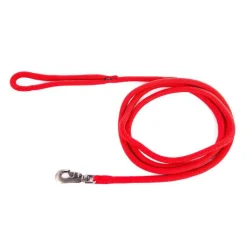 MARTIN SELLIER Longe ronde pour chien coloris rouge 1,3 cm x 3 m