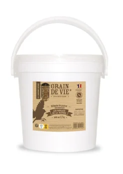 GRAIN DE VIE Lot de 30 boules de graisse sans filet avec distributeur - 2,7 kg