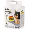 CROCI Lot de 30 tapis hygiéniques pour chien super nappy au charbon actif 30 pièces Crocy - 84 x 57 cm